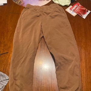 John Galt Brown Sweatpants from Pacsun